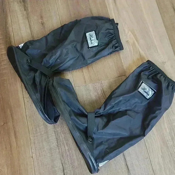 Waterproof Rain Boot Shoes Covers Foldable Reusable Slip Resistant Overs - Picture 8 of 10